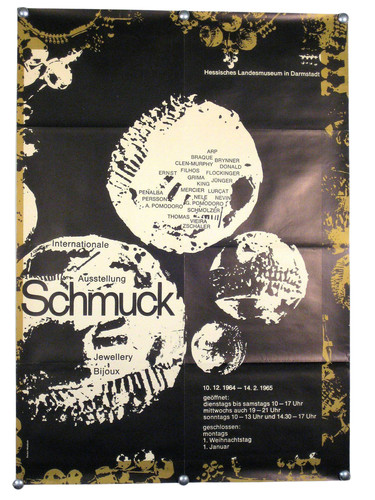 Ausstellungs plakat schmuck - ausstellungs,