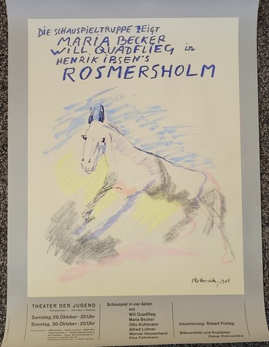 Poster plakat will quadflieg - poster,