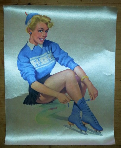 Altes pin plakat franco - pin-up, plakat: