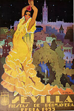 PLAKAT SEVILLA / TANZEN /