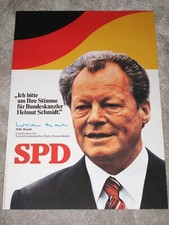SPD WILLY BRANDT WAHLPLAKAT