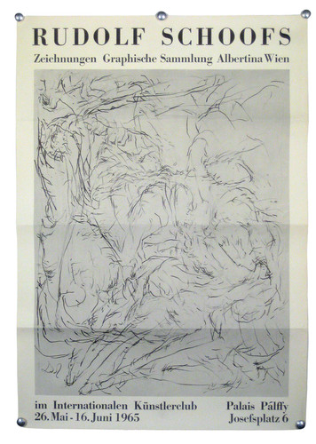 Ausstellungs plakat rudolf - ausstellungs, "rudolf