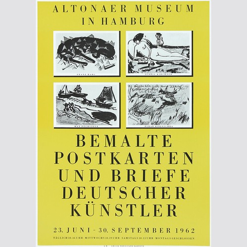Bemalte postkarten und briefe - bemalte,